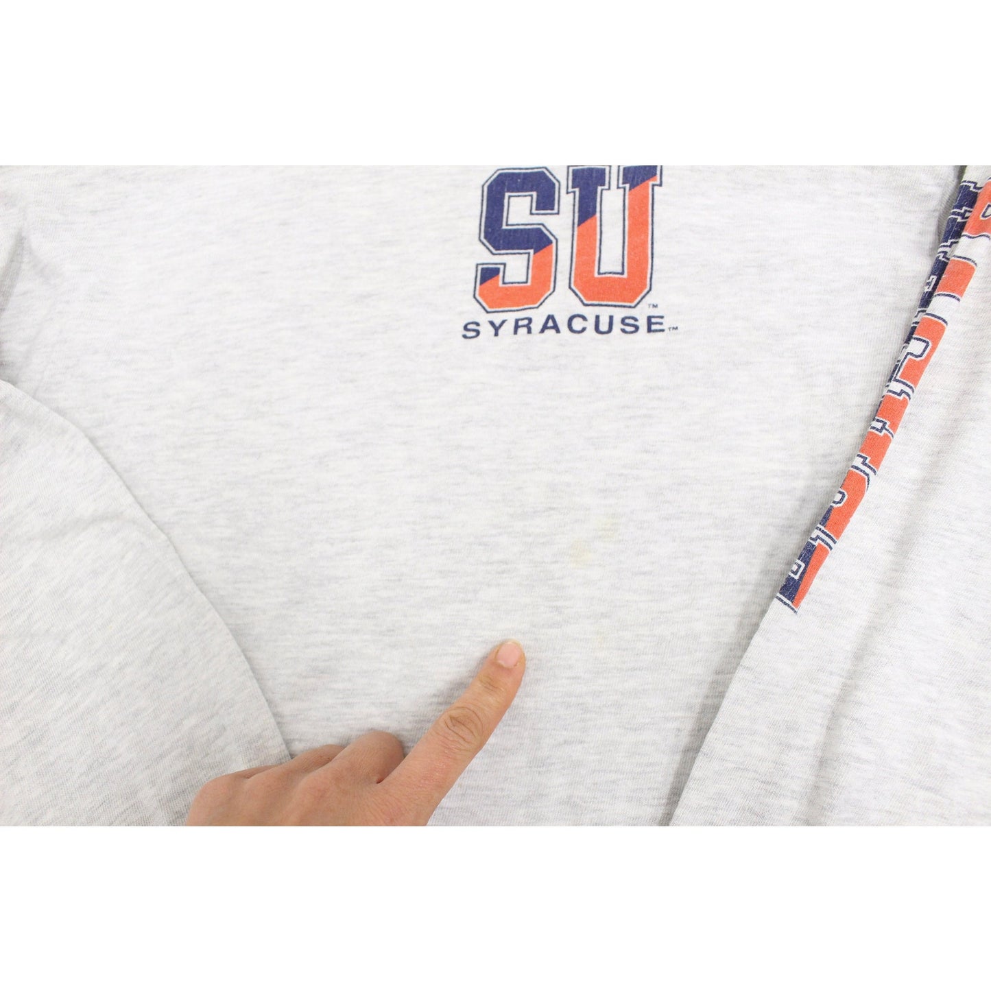 Vintage Syracuse University Orangemen Long Sleeve T Shirt Large