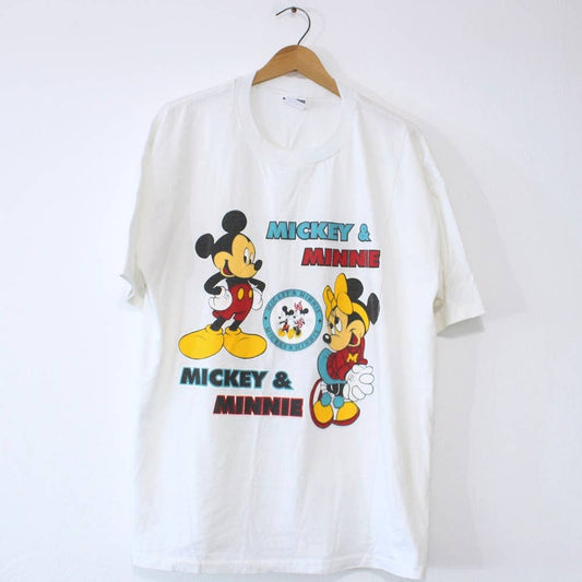 Vintage Walt Disney Mickey Minnie Mouse T Shirt XL