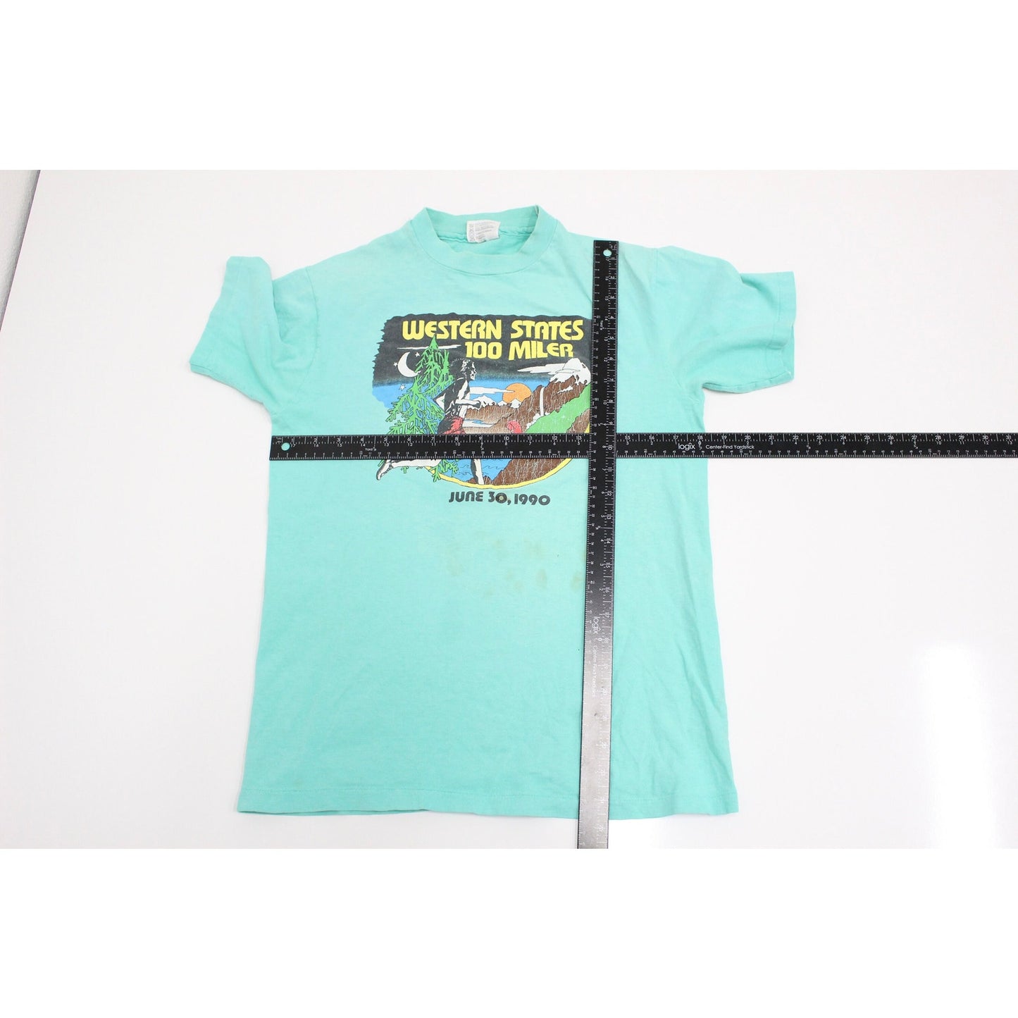 Vintage Western States 100 Miler Marathon 1990 T Shirt Medium