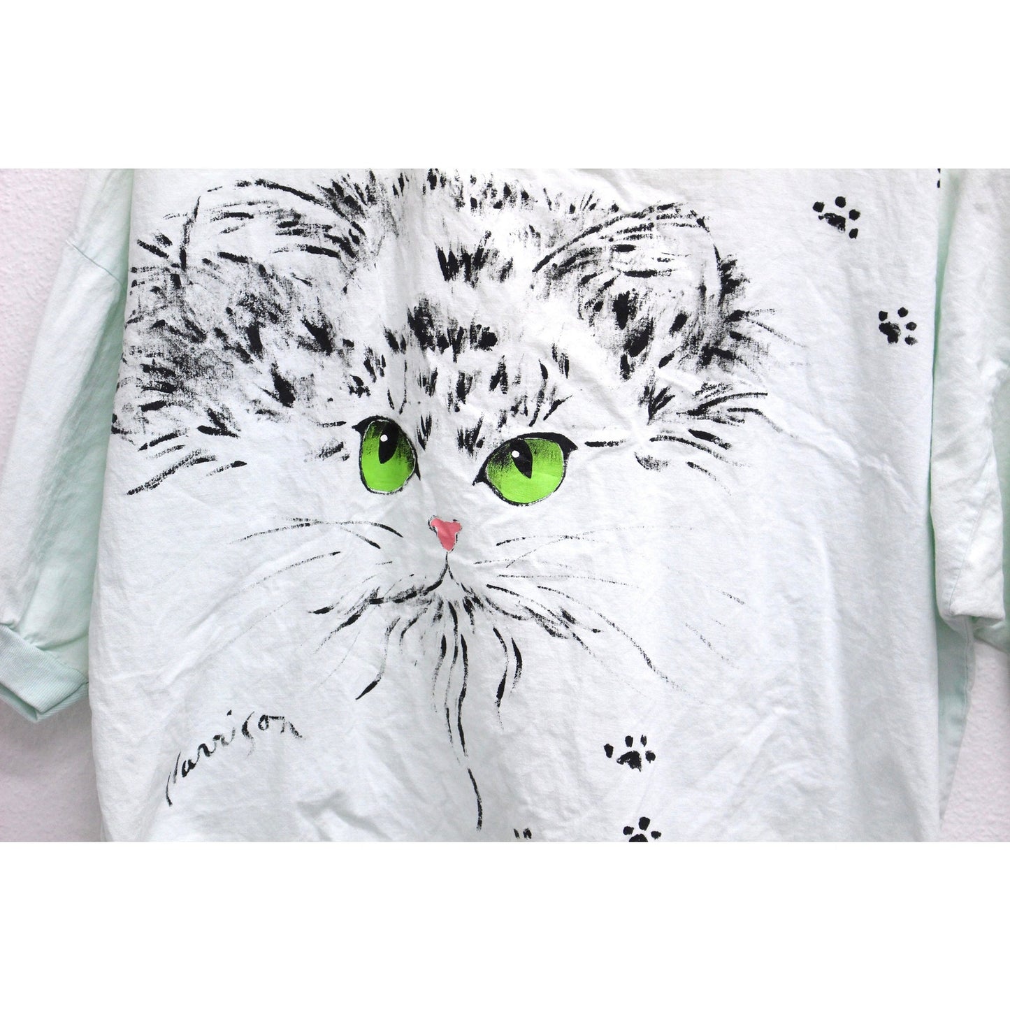 Vintage Kitty Cat T Shirt XL