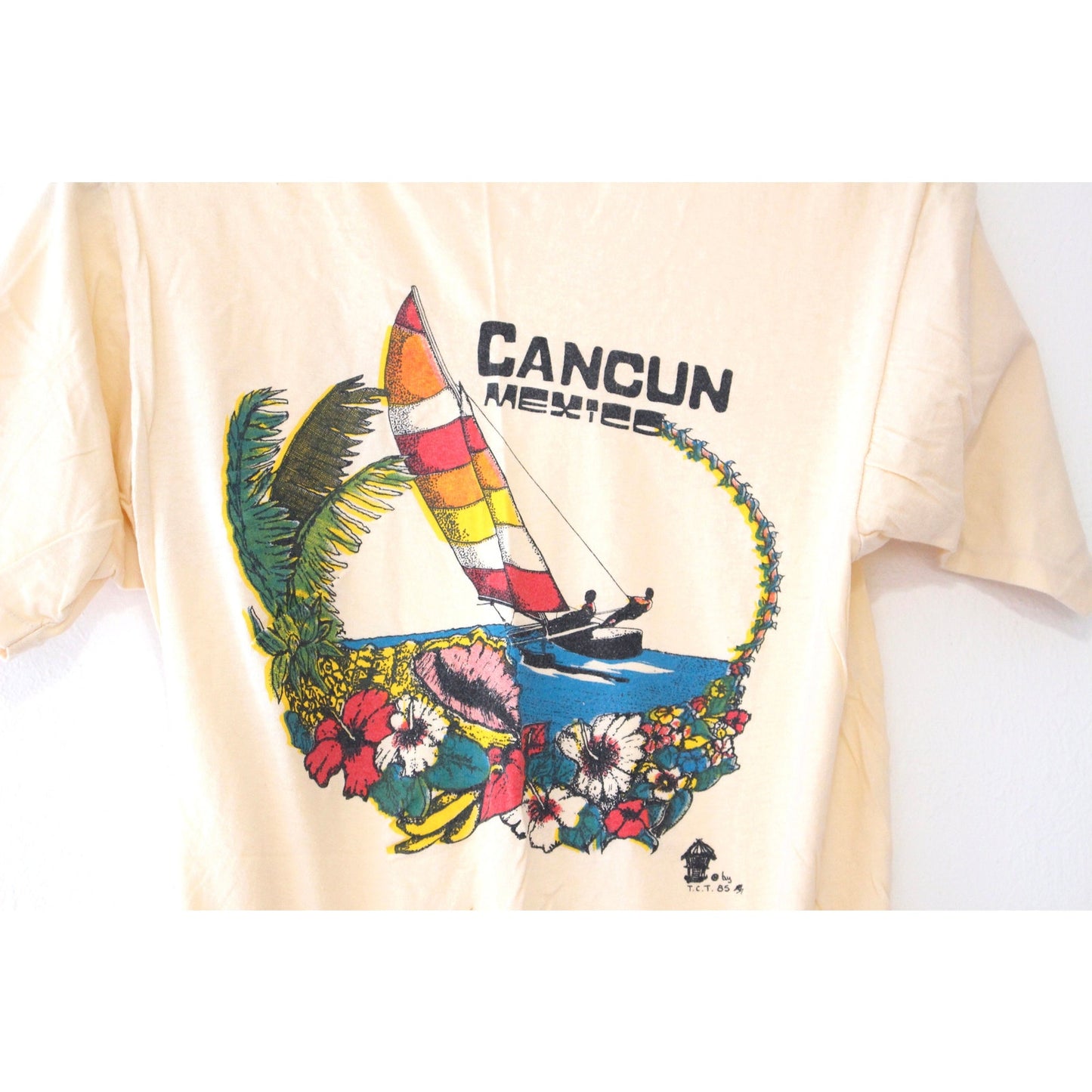 Vintage Cancun Mexico T Shirt Large