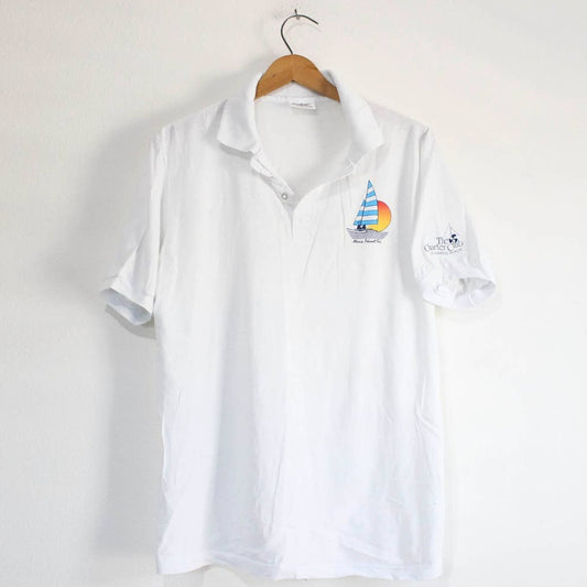 Vintage Marco Island Florida Polo Shirt Large