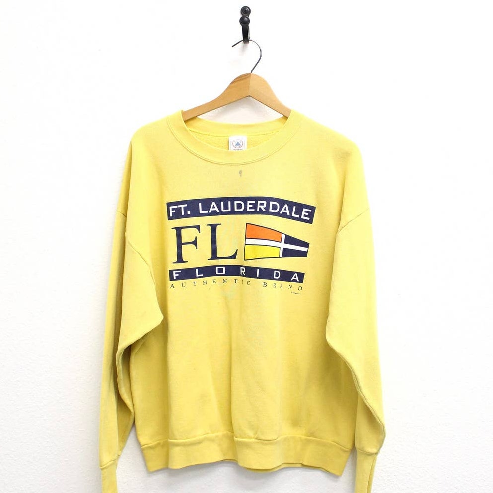 Vintage Fort Lauderdale Florida Sweatshirt XL