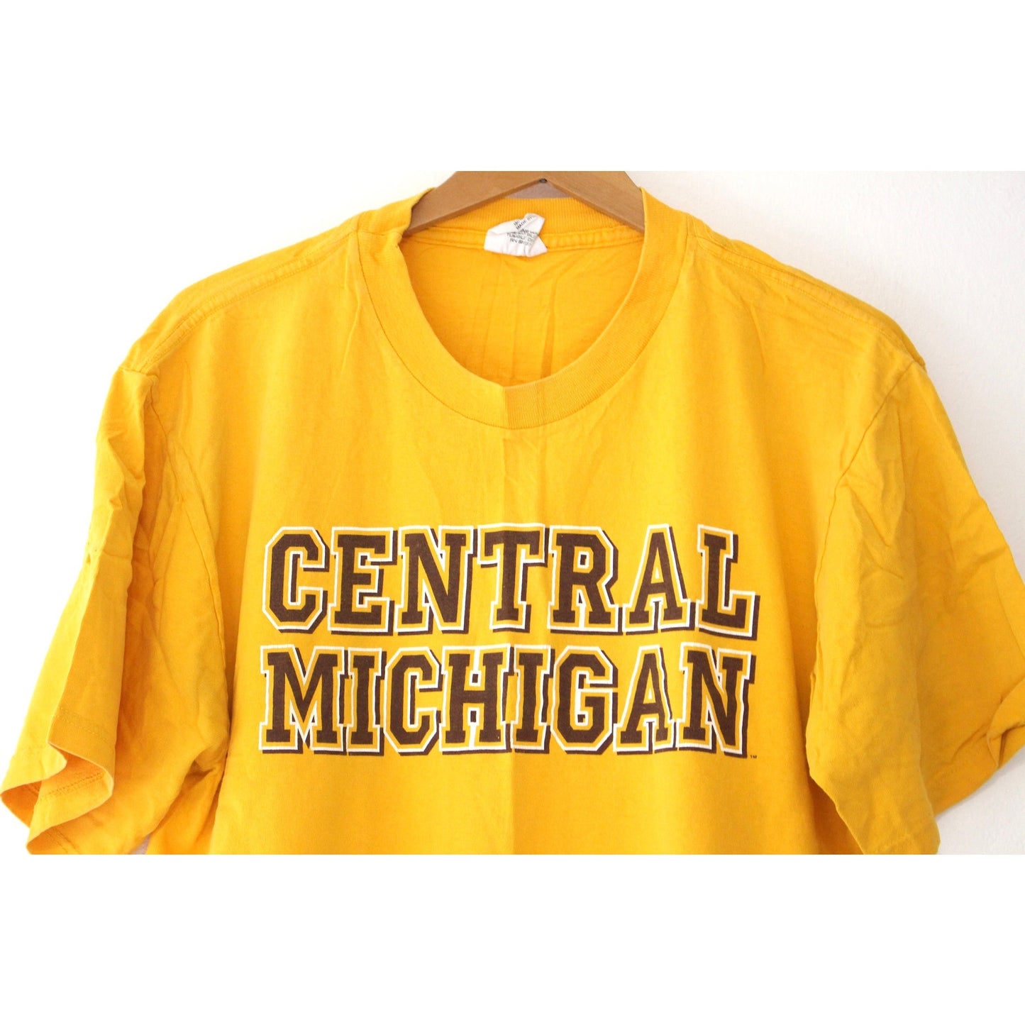 Vintage Central Michigan University CMU T Shirt Large