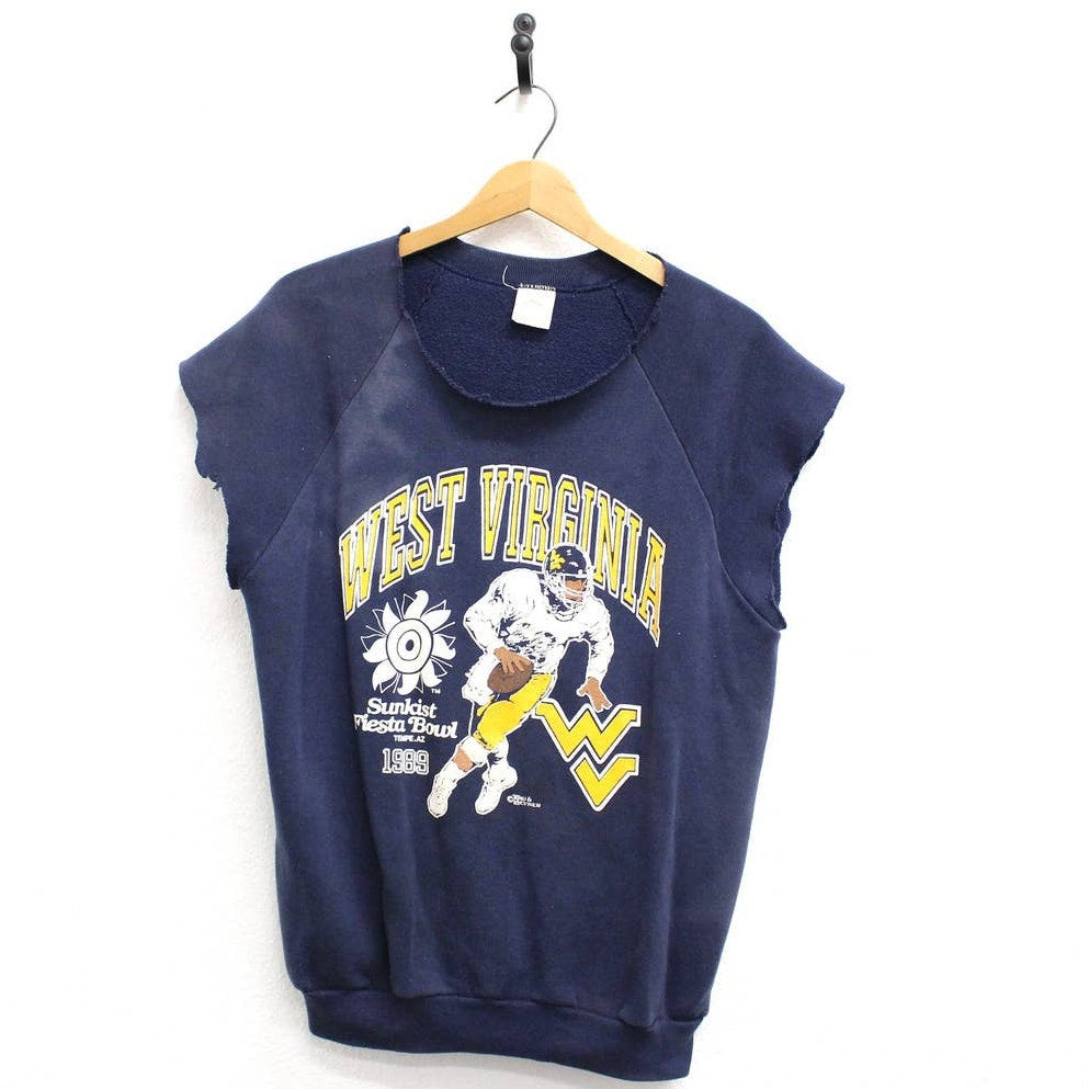 Vintage West Virginia University Fiesta Bowl 1989 Sweatshirt Large