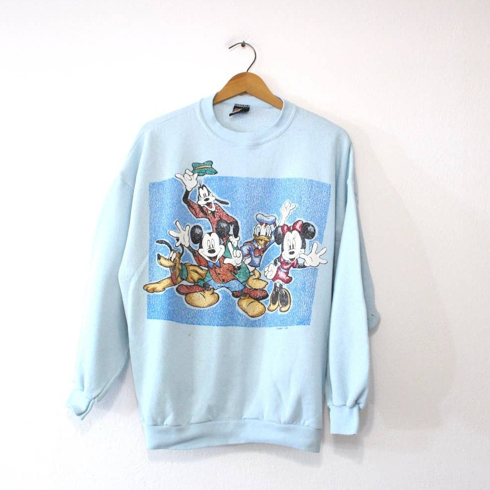 Vintage Walt Disney Mickey Mouse Characters Sweatshirt XL