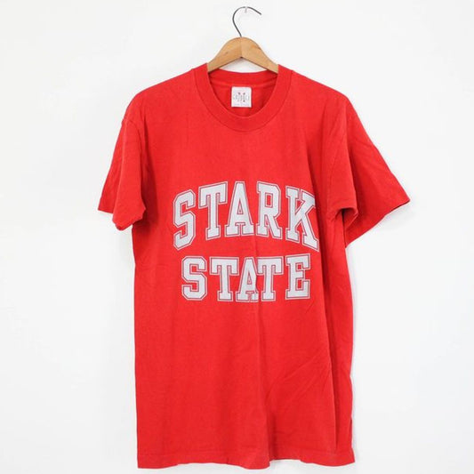 Vintage Red Stark State College T Shirt