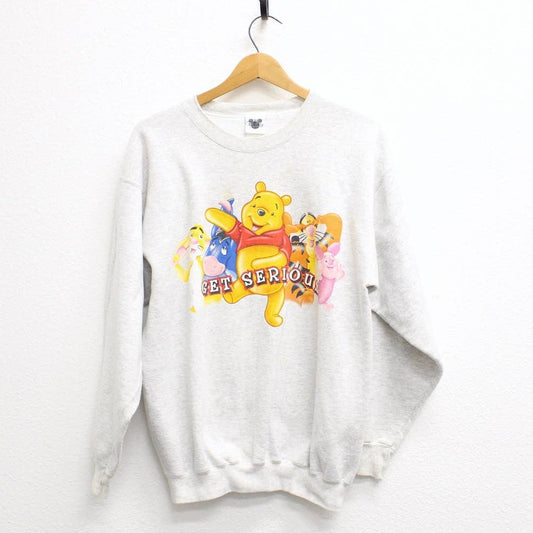 Vintage Disney Winnie the Pooh and Friends Get Serious Sweatshirt Large