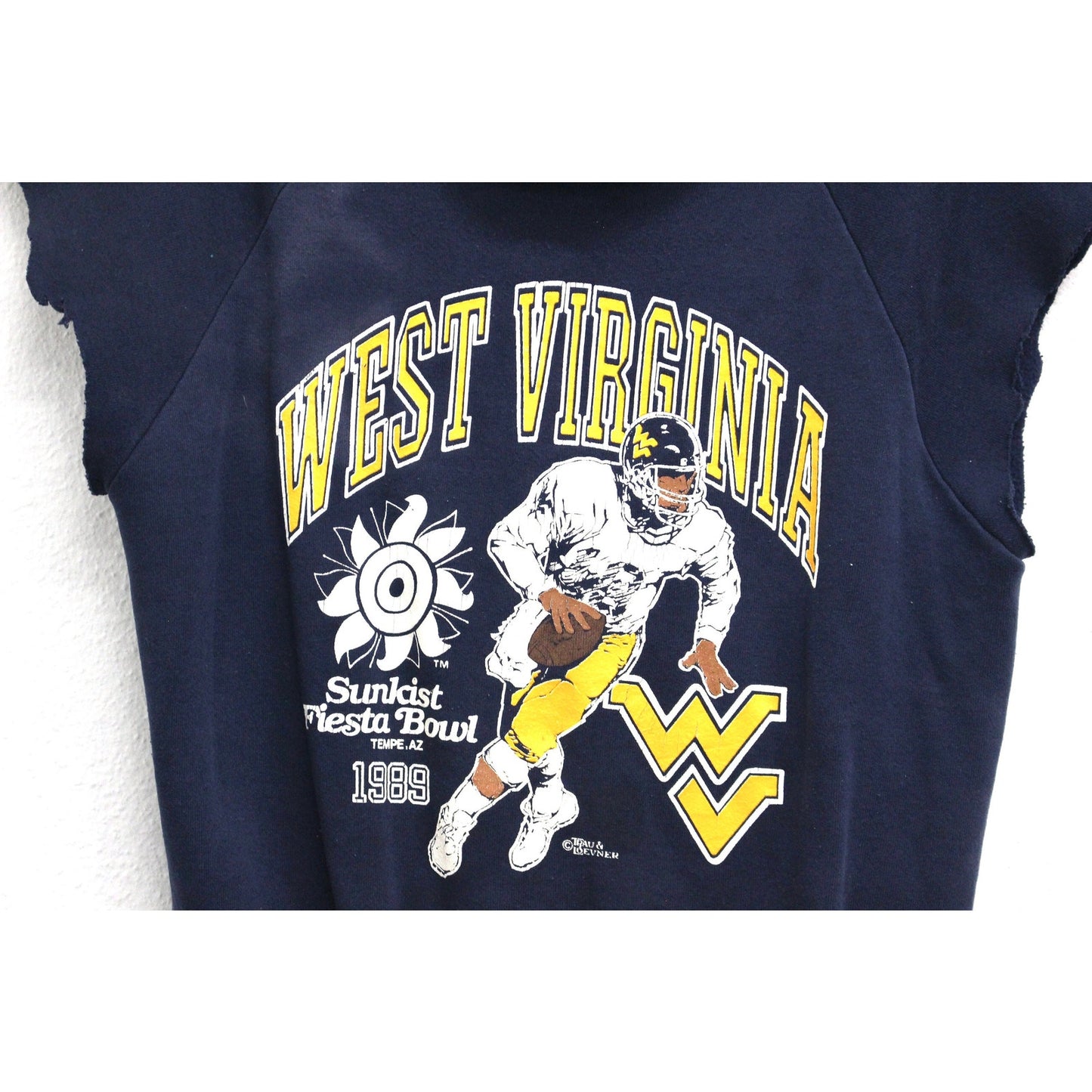 Vintage West Virginia University Fiesta Bowl 1989 Sweatshirt Large