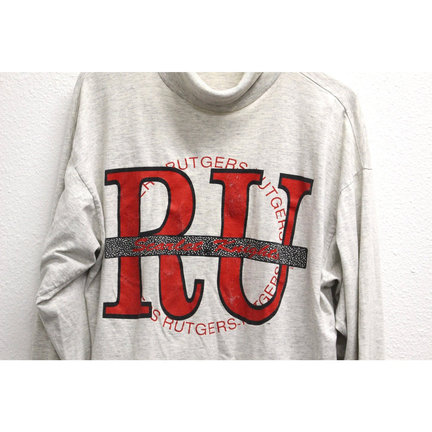 Vintage Rutgers University Long Sleeve T Shirt Large