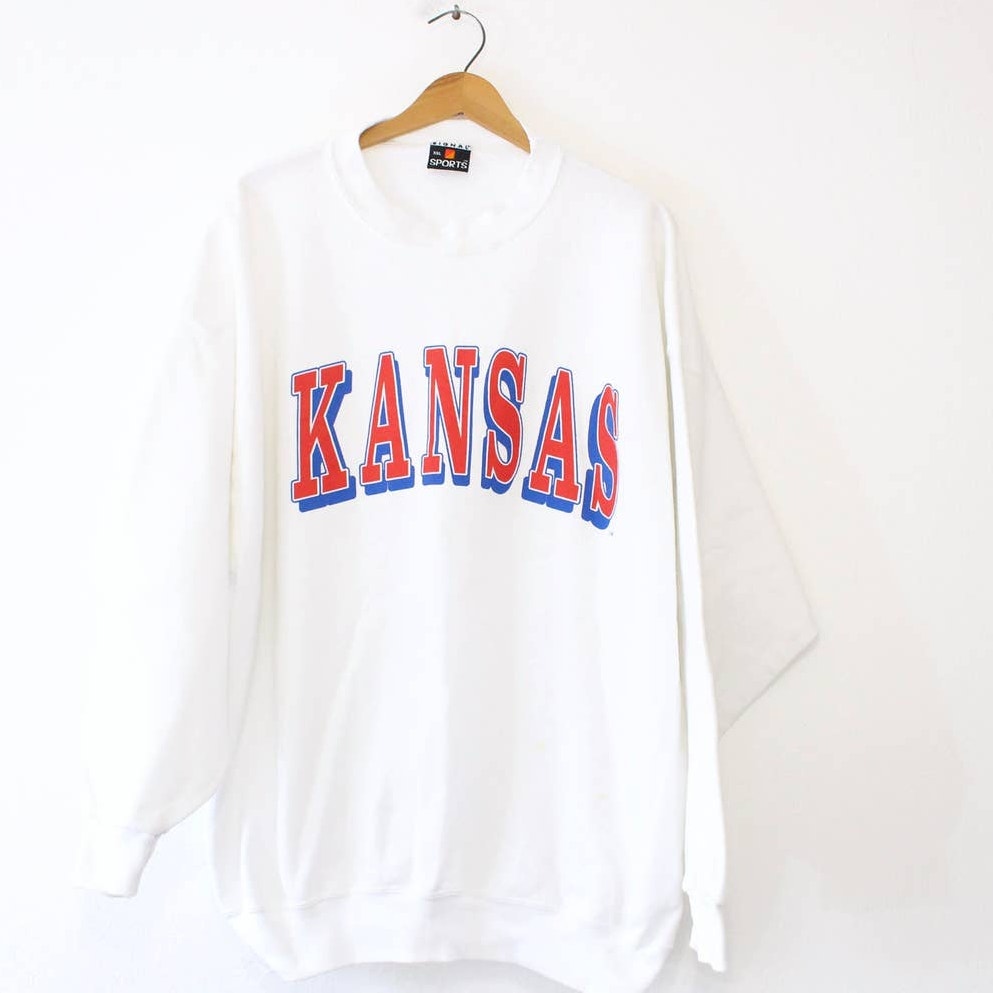 Vintage University of Kansas Jayhawks Sweatshirt XXL 2X