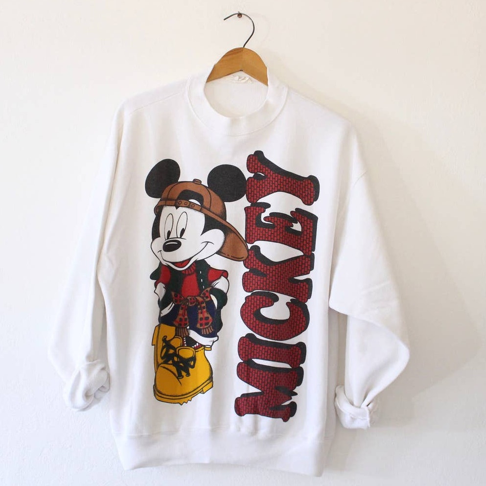 Vintage Walt Disney Mickey Mouse Sweatshirt Large