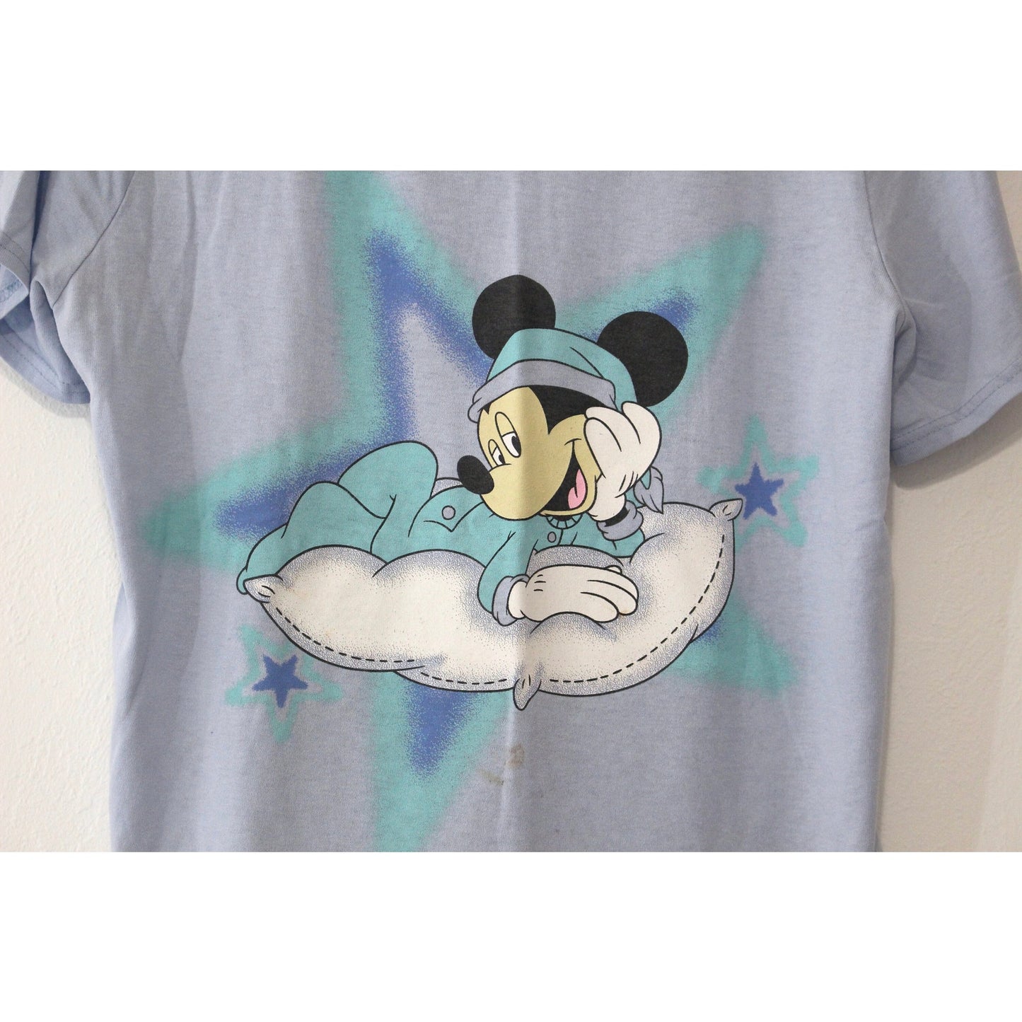 Vintage Walt Disney Mickey Mouse Night Sleep T Shirt Medium