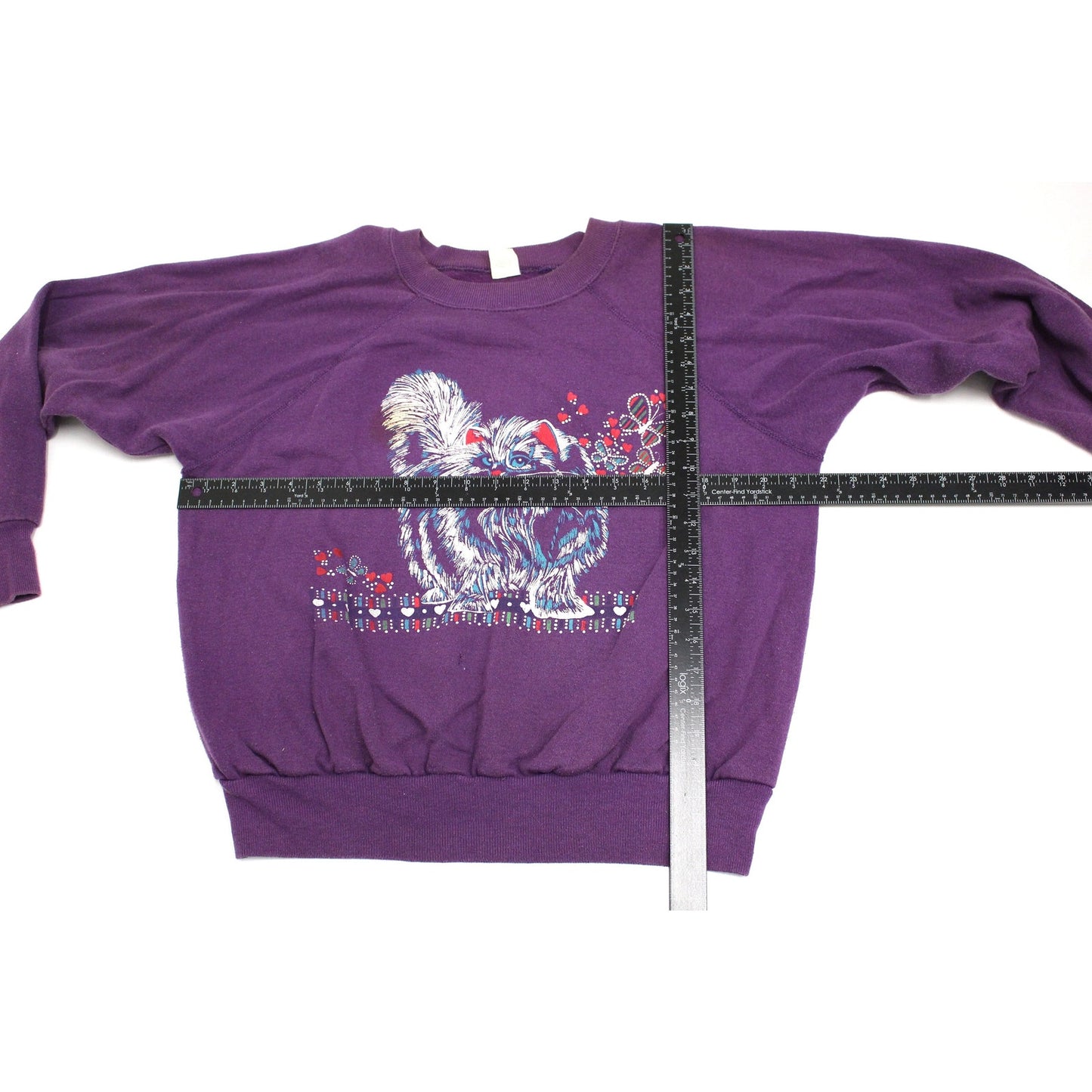 Vintage Kitty Cat Sweatshirt Large