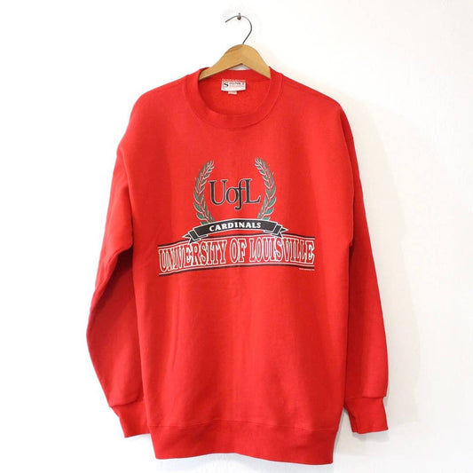 Vintage University of Louisville Cardinals Sweatshirt XL