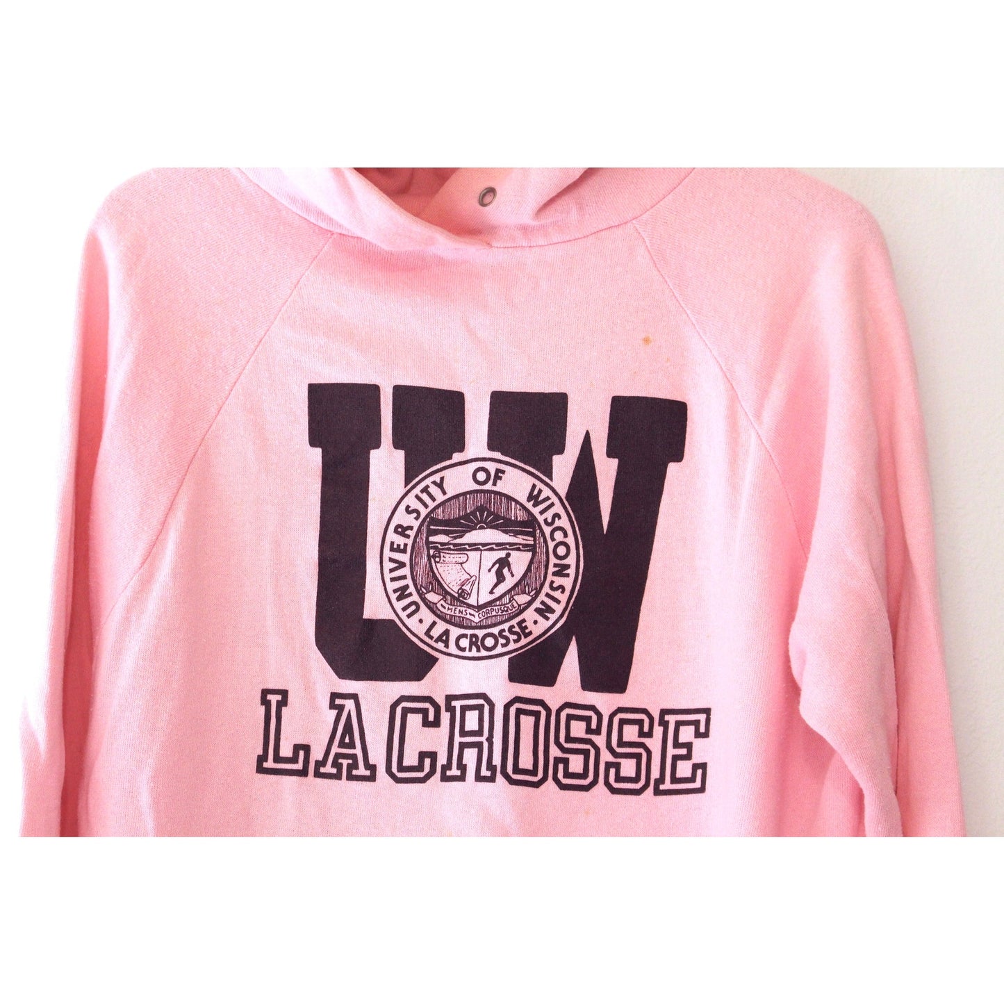 Vintage University of Wisconsin La Crosse Eagles Hooded Sweatshirt XL