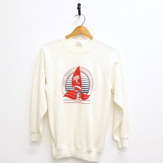 Vintage Sailing Sunning Sixpack Society Naples Florida Sweatshirt Medium