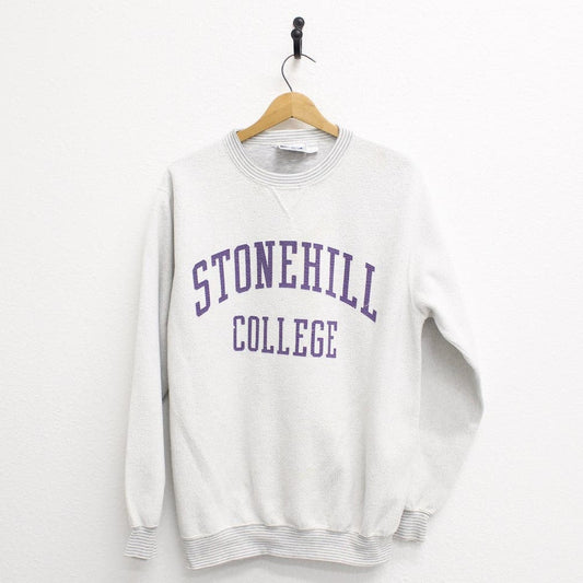 Vintage Stonehill College Skyhawks Sweatshirt Large