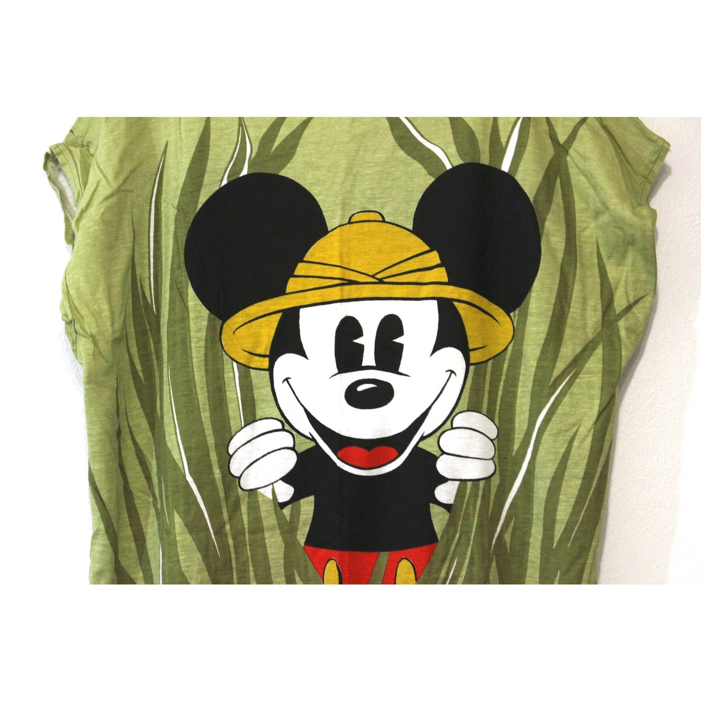 Vintage Walt Disney Mickey Mouse Safari T Shirt Large