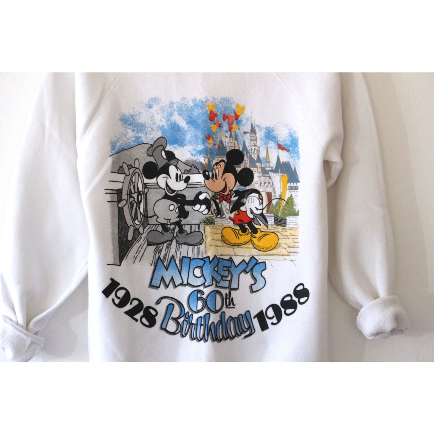 Vintage Walt Disney Mickey Mouse Anniversary 1988 Sweatshirt Medium