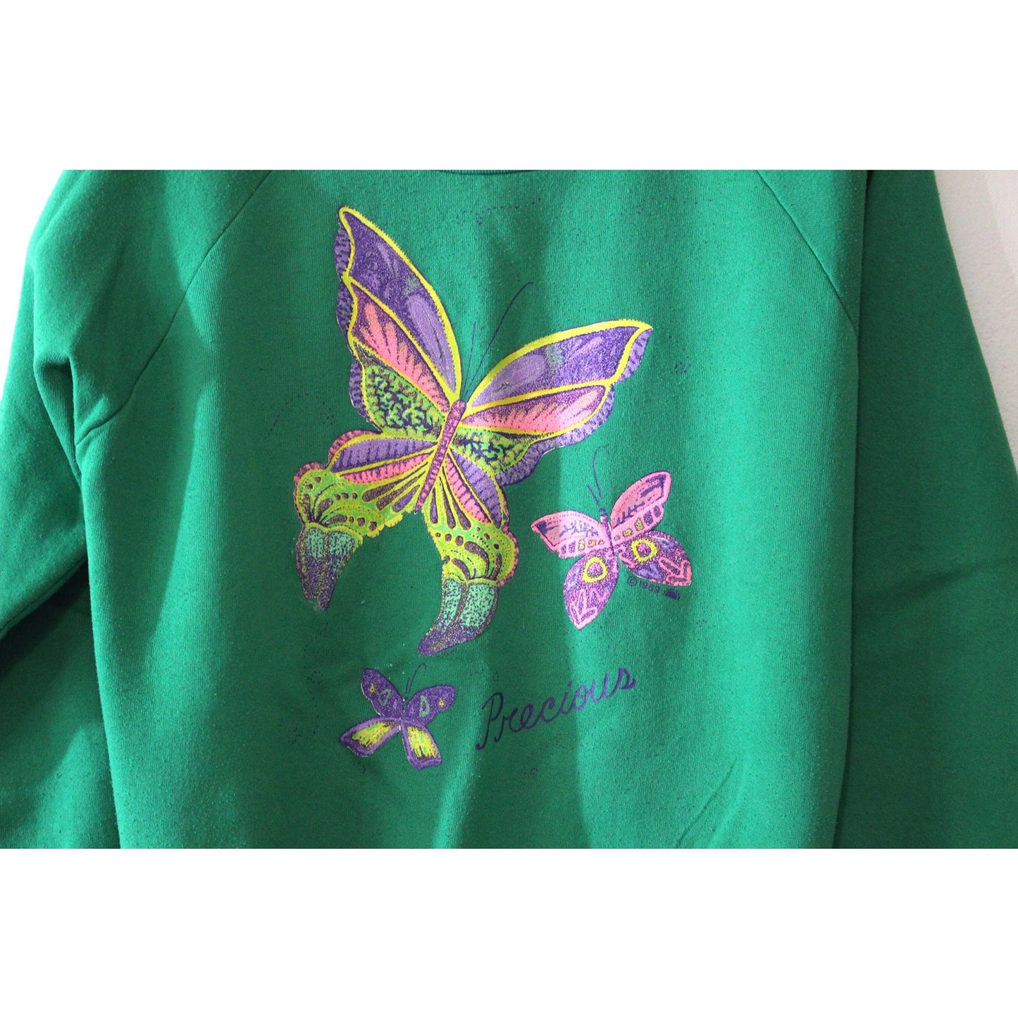 Vintage Precious Butterfly Sweatshirt Large